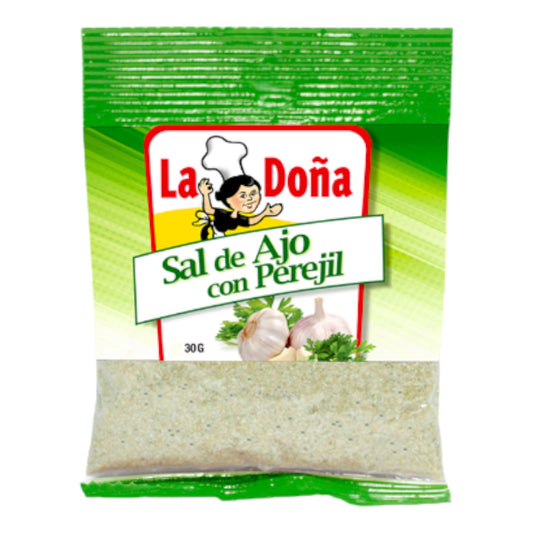 SAL DE AJO CON PEREJIL 30 GR LA DOÑA