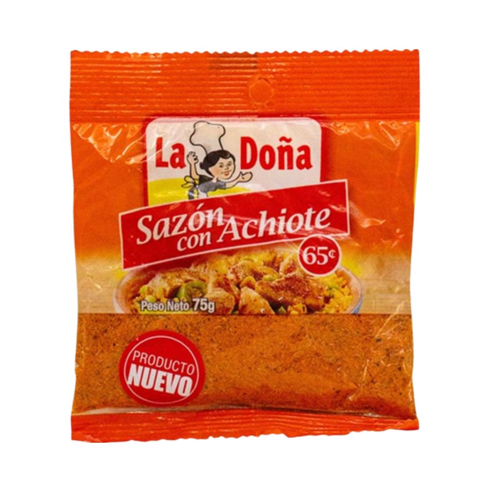 SAZON CON ACHIOTE 75GR LA DOÑA