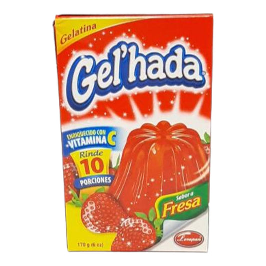 GELATINA SABOR FRESA 6 OZ GEL'HADA