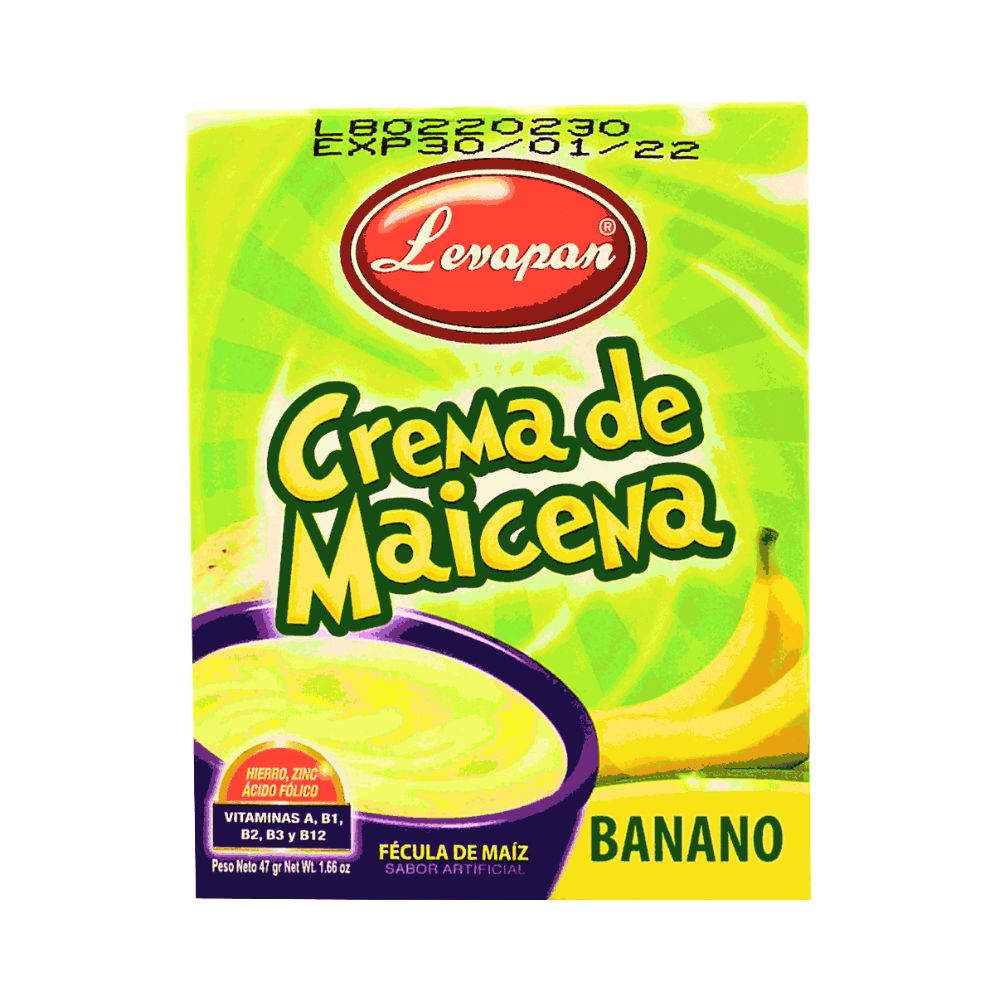 MAICENA  BANANO 47GR LEVAPAN