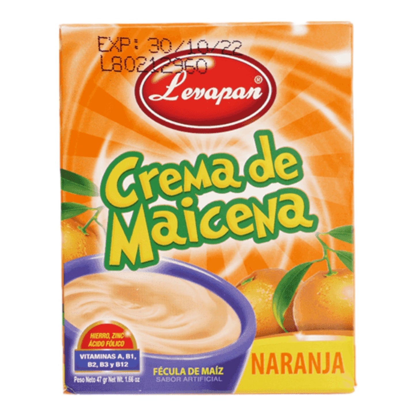 MAICENA NARANJA 47 GR LEVAPAN