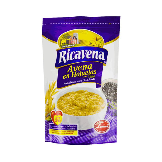 AVENA EN HOJUELA CON CHIA 330GR RICAVENA