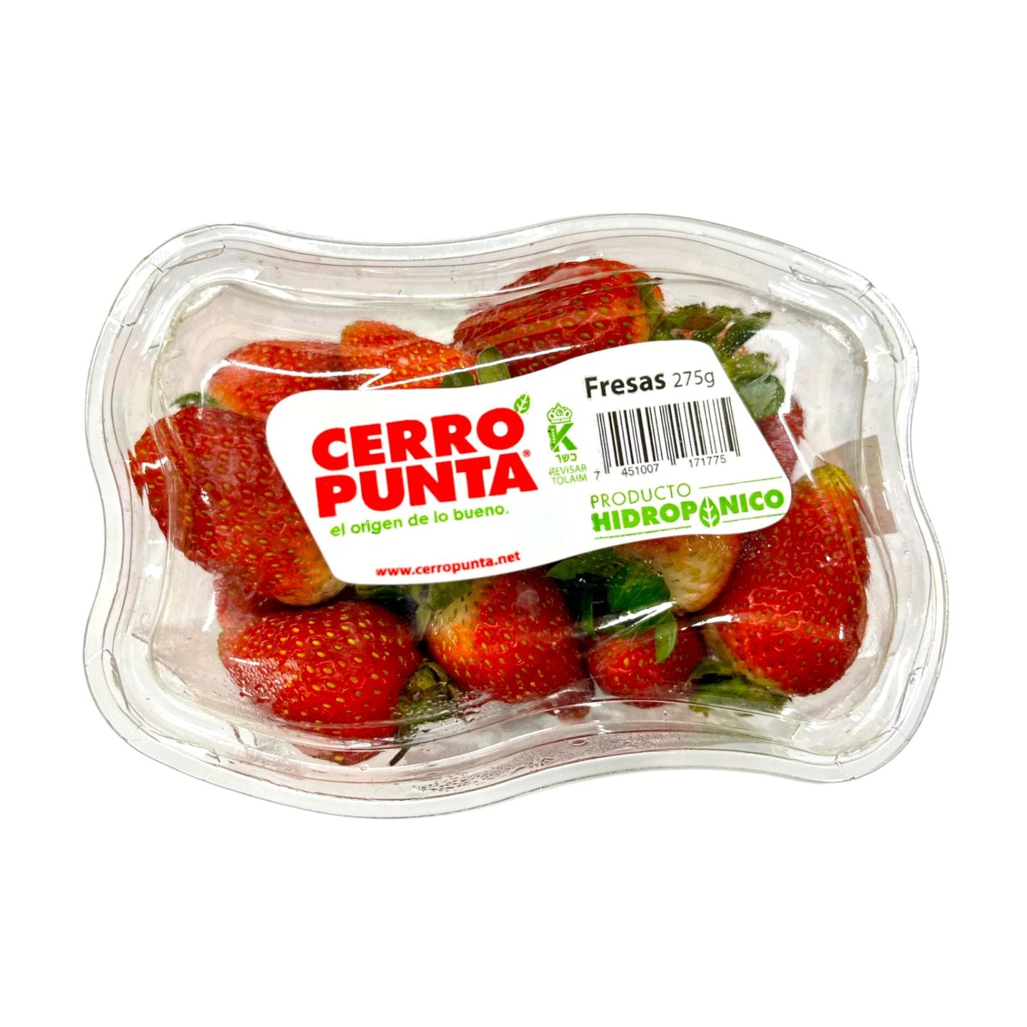 FRESAS EMPACADAS 275 GR CERRO PUNTA