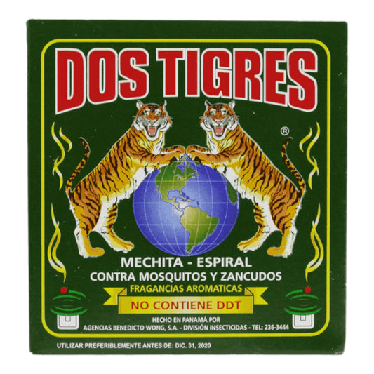 ESPIRALES CONTRA MOSQUITOS Y ZANCUDOS 5UN DOS TIGRES