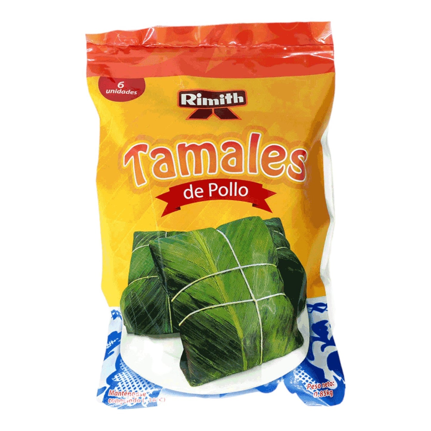 TAMALES CHICOS COCIDOS PAQUETE DE 6 UN RIMITH