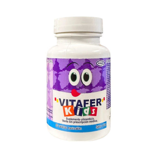 VITAFER KIDS S/UVA TABLETAS MASTICABLES RIGAR