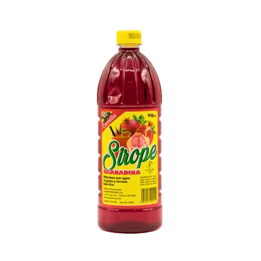 SIROPE GRANADINA 1 L CAMELIA– Super Barú Online