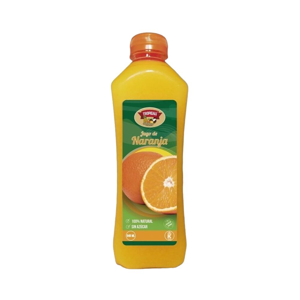 JUGO DE NARANJA S/AZUCAR 946ML TROPIDALI