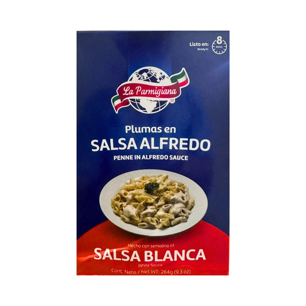 PLUMAS EN SALSA ALFREDO 264GR LA PARMIGIANA