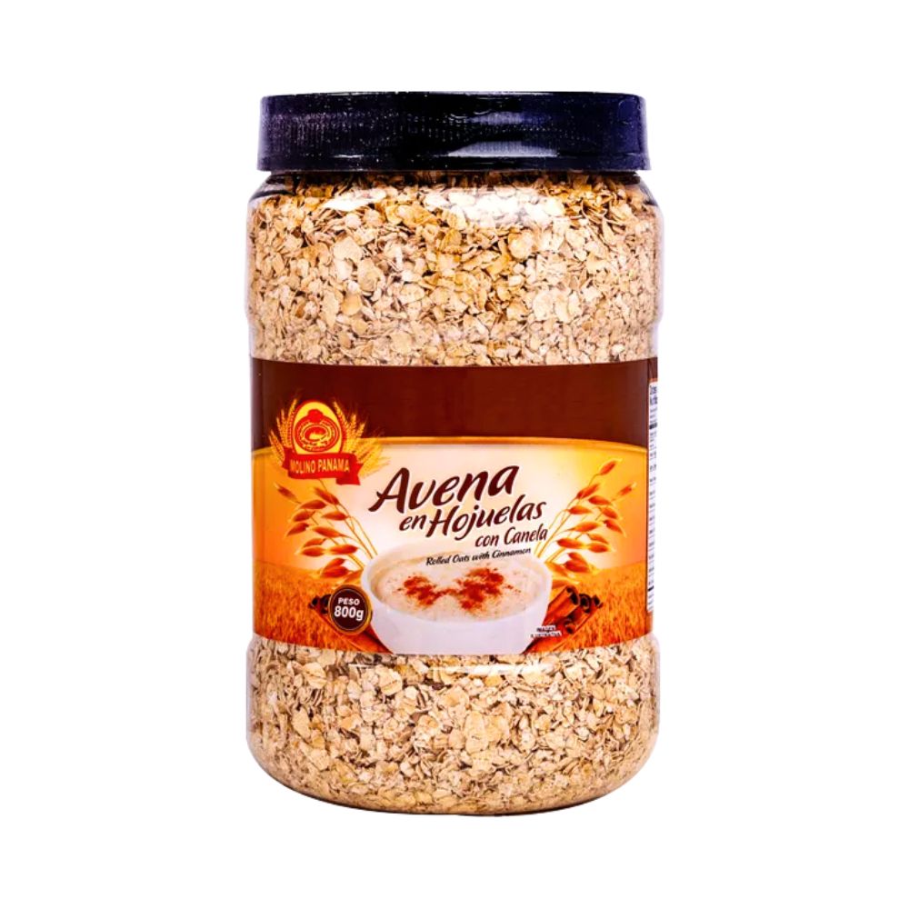 AVENA EN HOJUELA CON CANELA 800GR MOLINO PANAMA