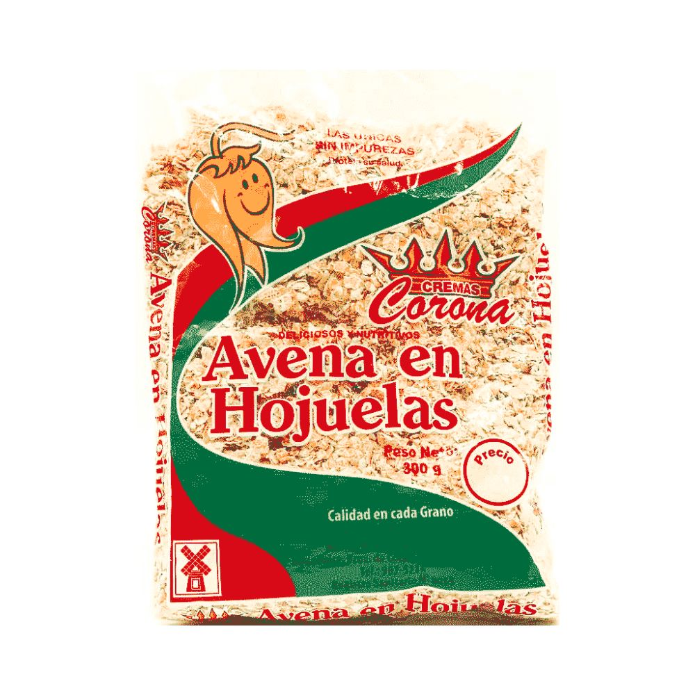 CREMA DE AVENA EN HOJUELAS 300GR CREMAS CORONA