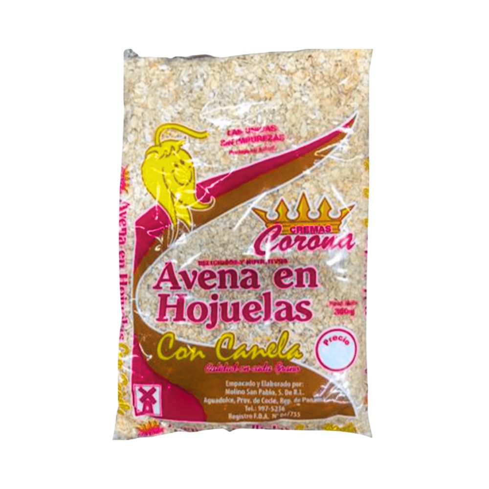 AVENA HOJUELA CON CANELA 300GR CREMAS CORONA