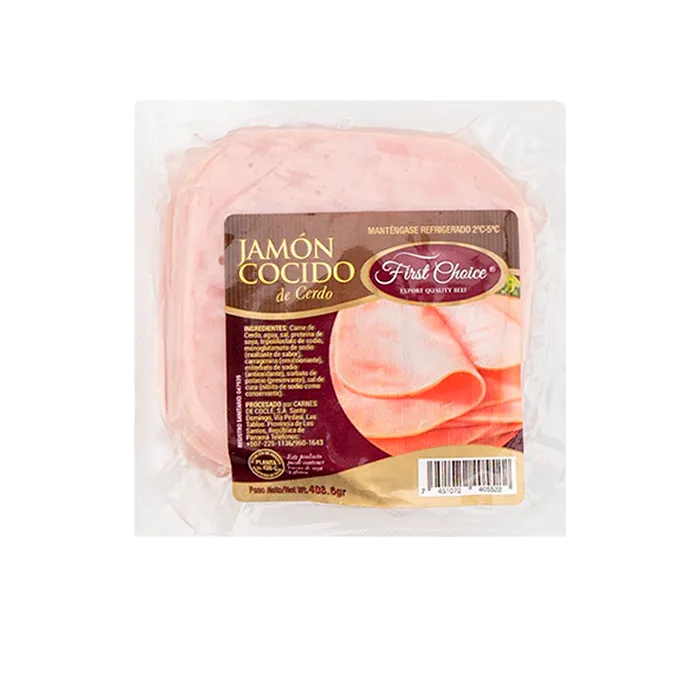 JAMON COCIDO CERDO 408.6 GR - FIRST CHOICE