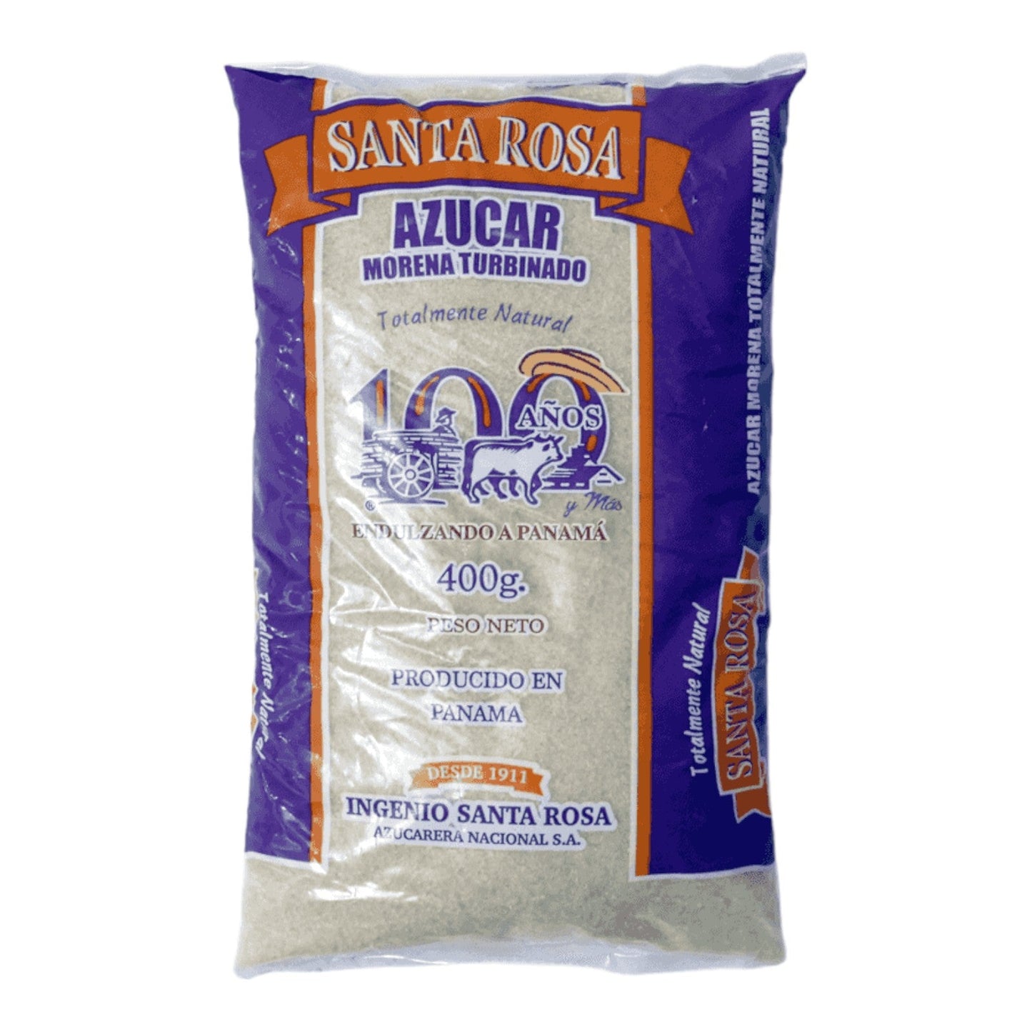 AZUCAR TURBINADA 400 GRS SANTA ROSA