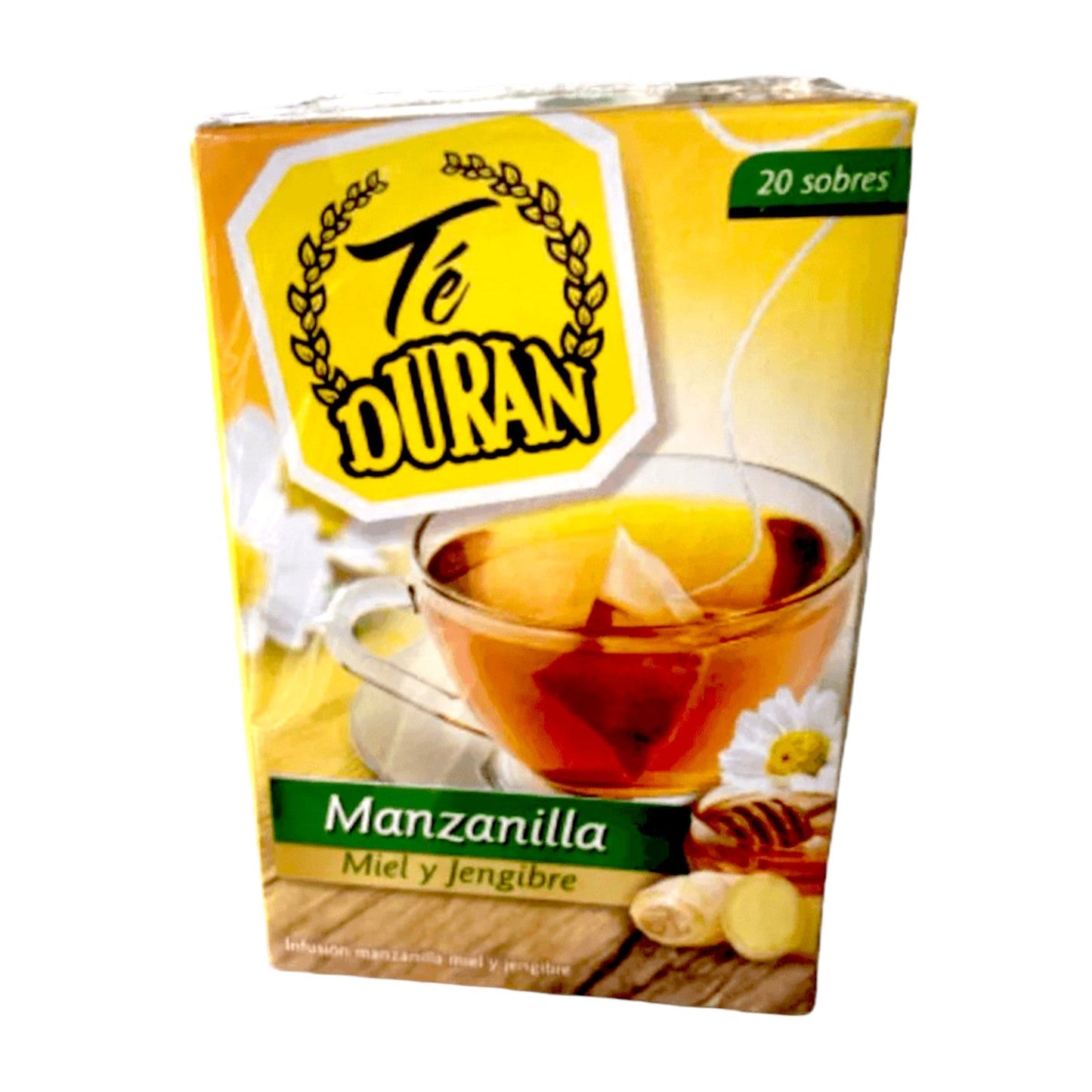 TE SABOR MANZANILLA MIEL Y JENGIBRE 20 UN DURAN