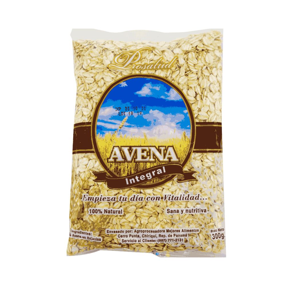 AVENA INTEGRAL 300GR MEJORES ALIMENTOS