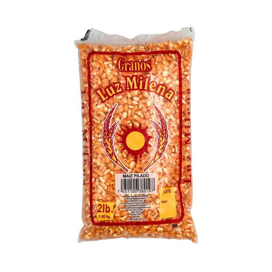 MAIZ PILADO LUZ MILENA 0.91 KG GRANOS LUZ MILENA