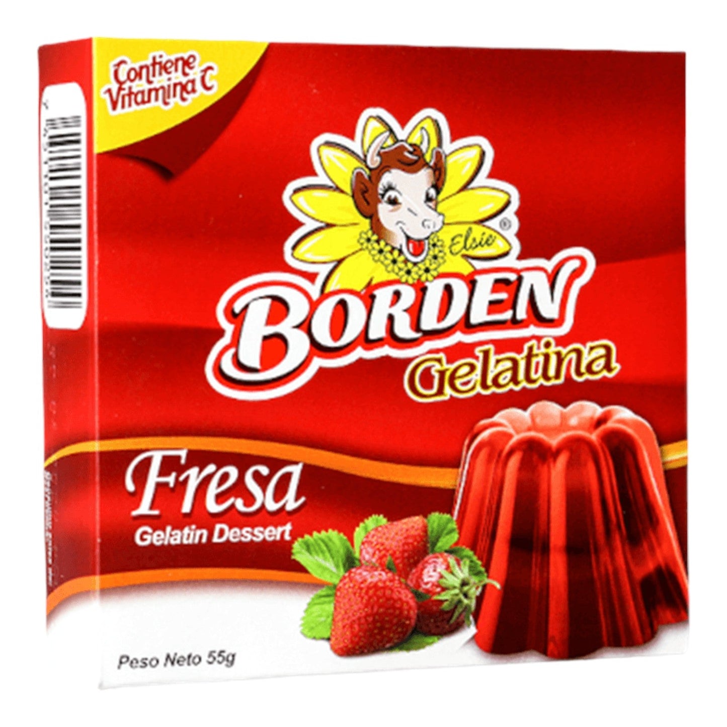 GELATINA FRESA 55 GR BORDEN