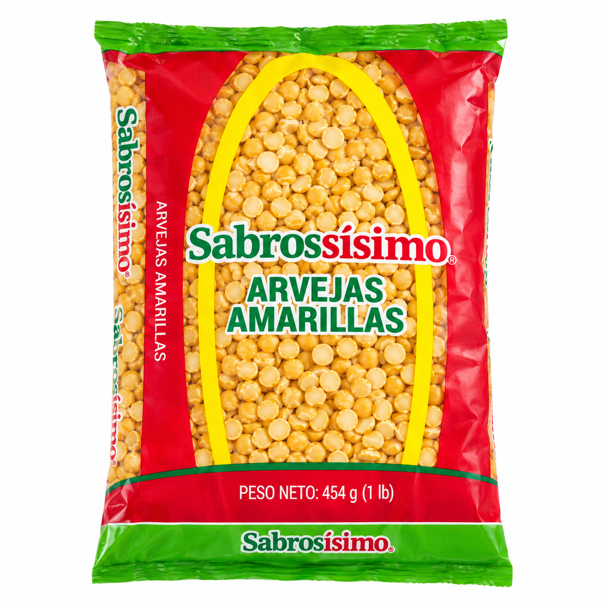 ARVEJAS AMARILLAS 454 GR SABROSSÍSIMO