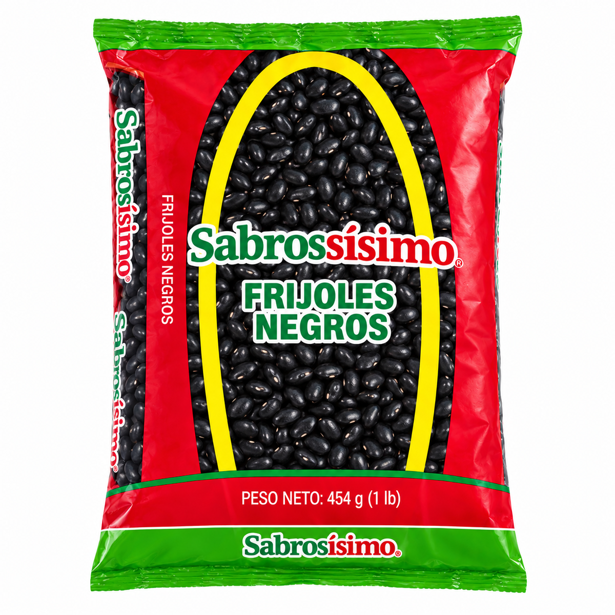FRIJOLES NEGROS 454 GR SABROSSÍSIMO