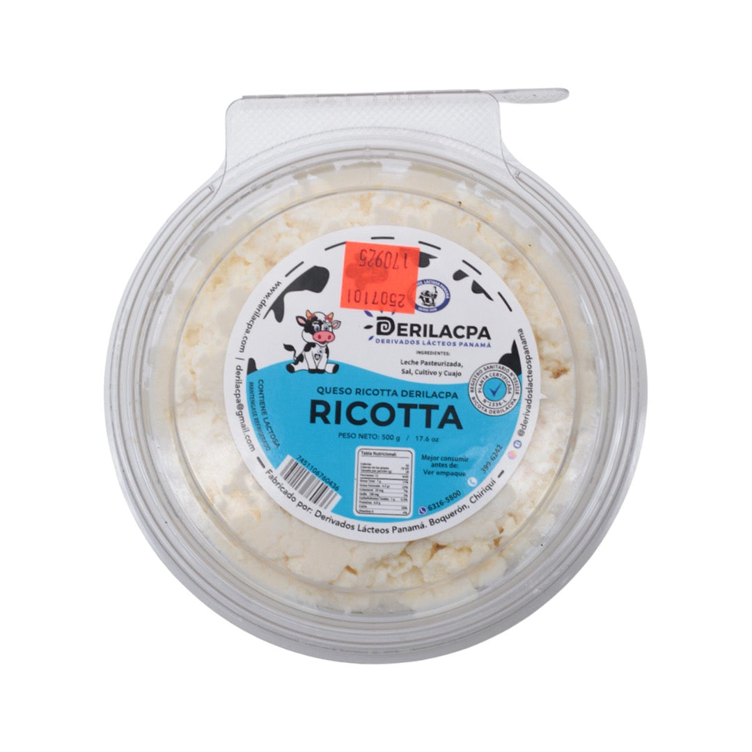 QUESO RICOTA 500 GR DERILACPA