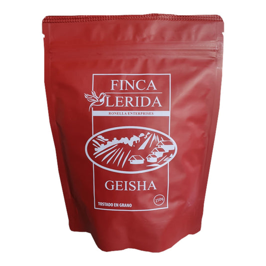 CAFE TOSTADO EN GRANO GEISHA 250 GR FINCA LERIDA