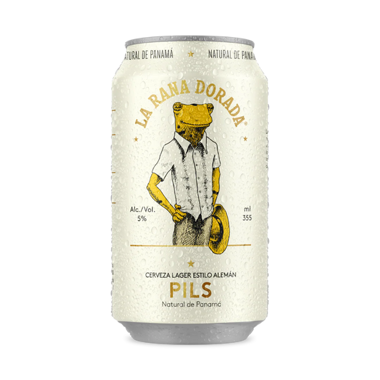 CERVEZA LAGER ESTILO ALEMAN PILS 355 ML LA RANA DORADA