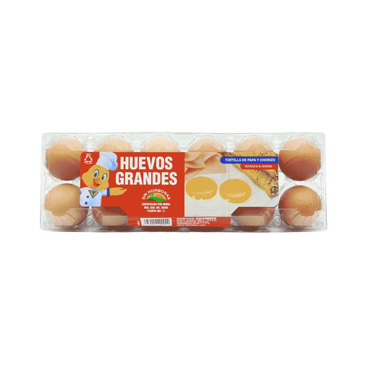 HUEVOS GRANDES 12 UN TOLEDANO
