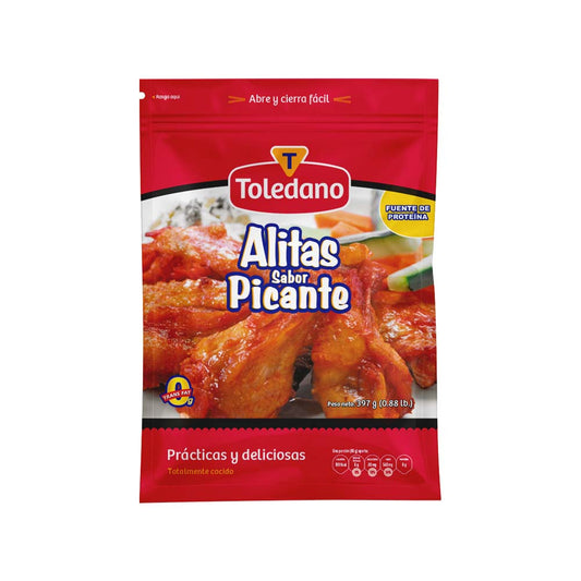 ALITAS PICANTES TOLEDANO 14 OZ TOLEDANO