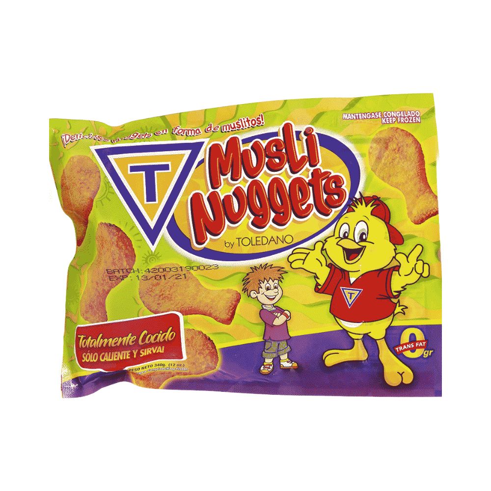 MUSLINUGUETS TOTALMENTE COCIDOS 12 OZ TOLEDANO