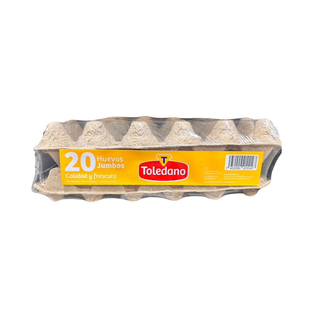 HUEVO JUMBO PLANCHA TOLEDANO 20 UN TOLEDANO