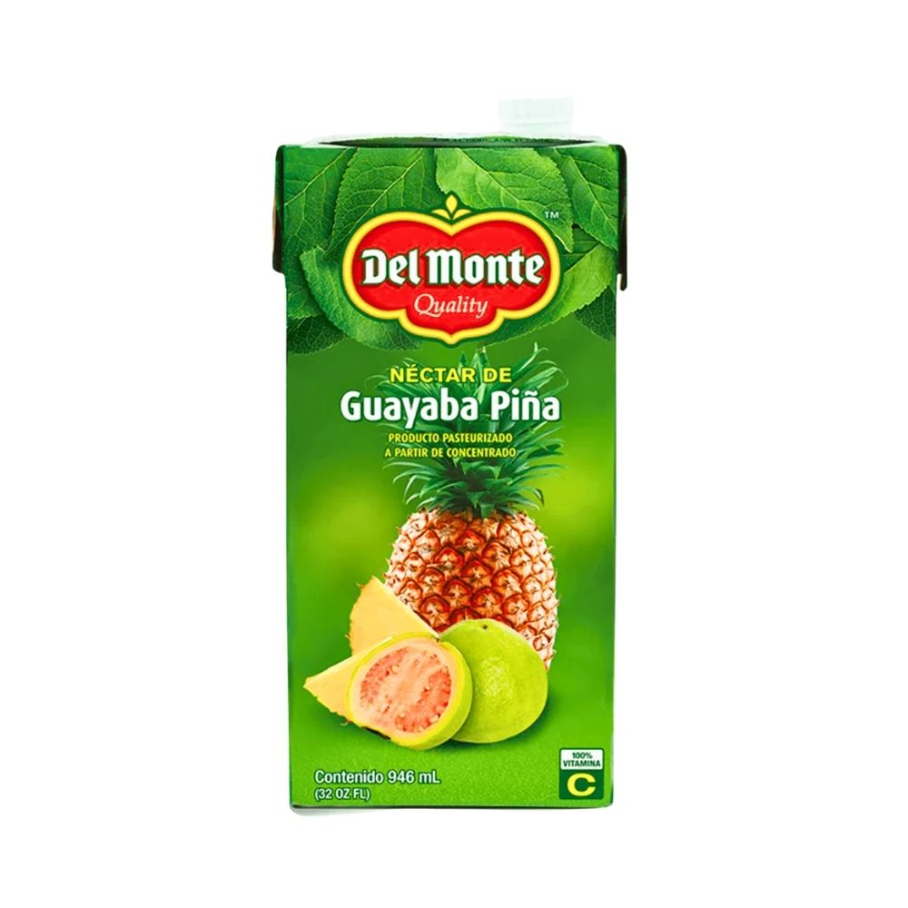 JUGO NECTAR DE GUAYABA PINA 946ML DE L MONTE