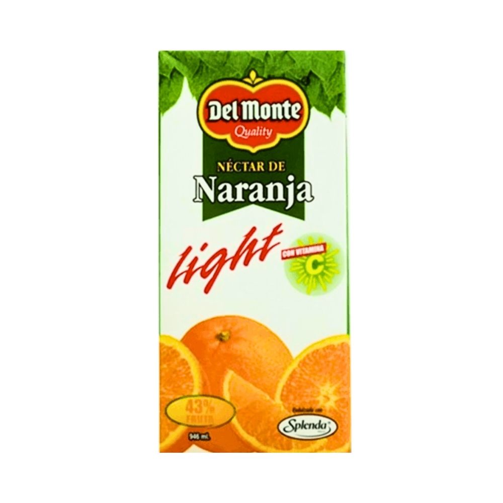 JUGO NECTAR NARANJA LIGHT 946ML DEL MONTE