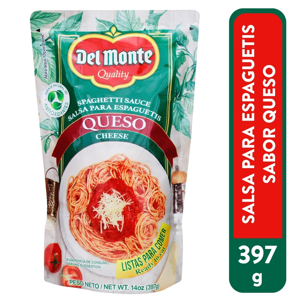 SALSA SPAGHETTI QUESO 14 OZ DEL MONTE