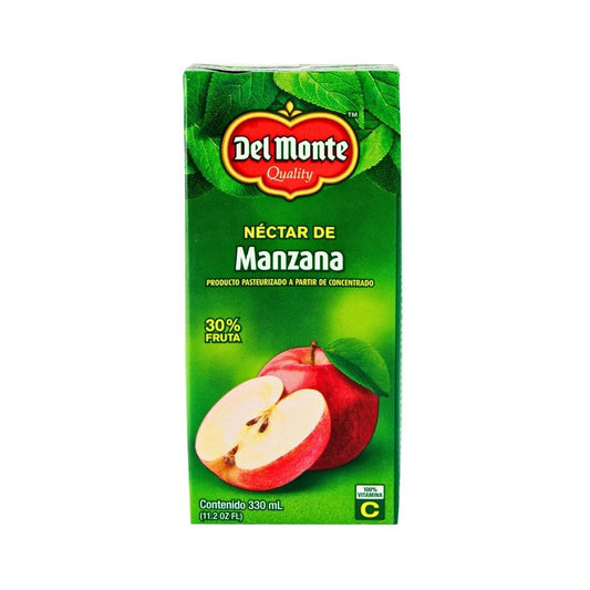 JUGO NECTAR DE MANZANA 330ML DEL MONTE