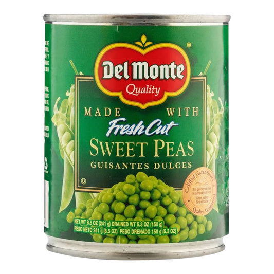 SWEET PEAS 8 OZ DEL MONTE