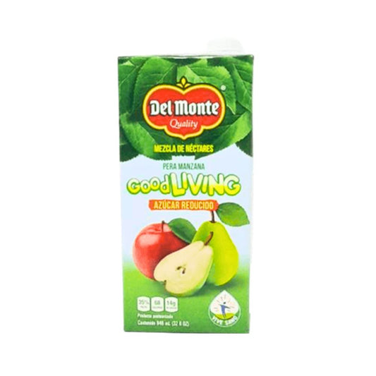JUGO NECTAR PERA/MANZ. 200ML DEL MONTE