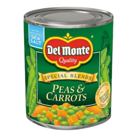 PEAS & CARROTS ENLATADOS 8.5 OZ DEL MONTE