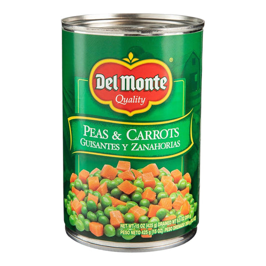 PEAS & CARROTS 15 OZ DEL MONTE