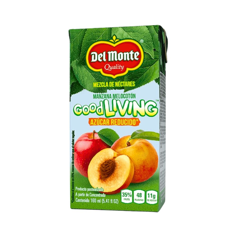 NECTAR GOOD LIVING MANZANA-MELOCOTON 1 LT DEL MONTE