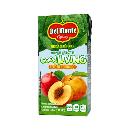 NECTAR GOOD LIVING MANZANA-MELOCOTON 1 LT DEL MONTE