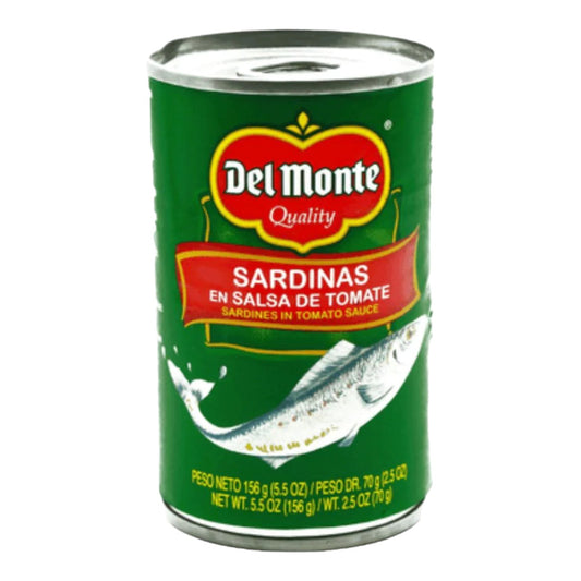 SARDINA EN SALSA DE TOMATE  5.5 OZ DEL MONTE