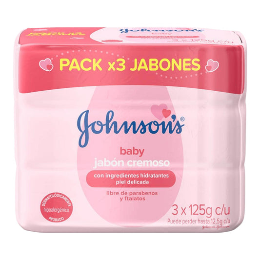 JABON BABY HUMECTANTE 110g c/u JOHNSON'S