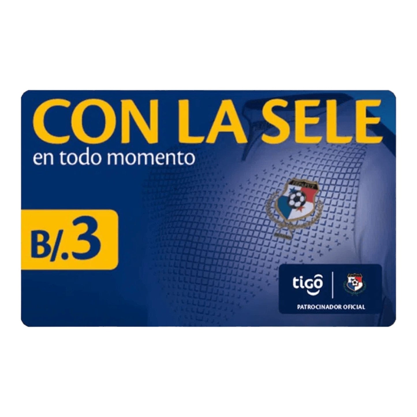 TARJETA TIGO $3.00 TIGO