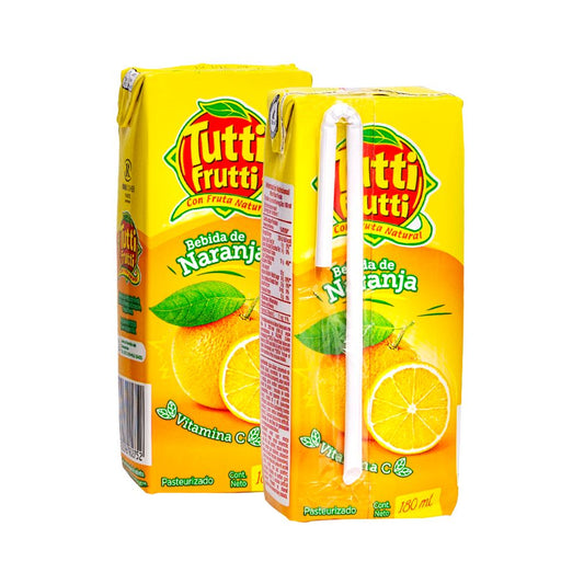 BEBIDA NARANJA TP 180 ML TUTTI FRUTTI