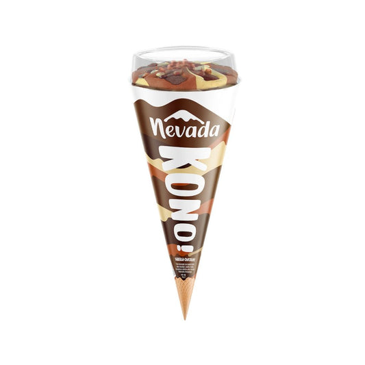 HELADO CONO VAINILLA CHOCOLATE 20/76GR NEVADA