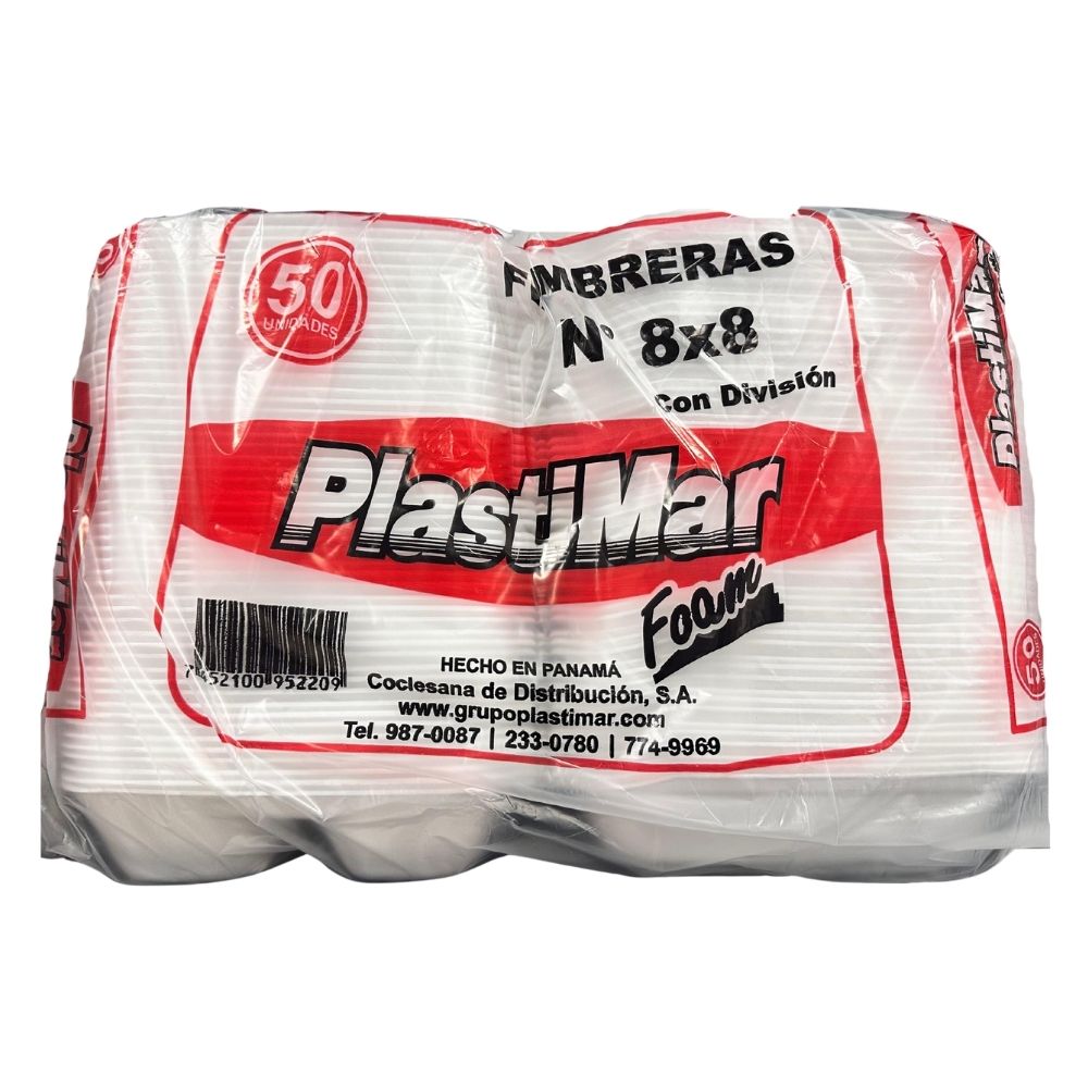 FIAMBRERA SIN DIVISION 8X8 50 UN PLASTIMAR