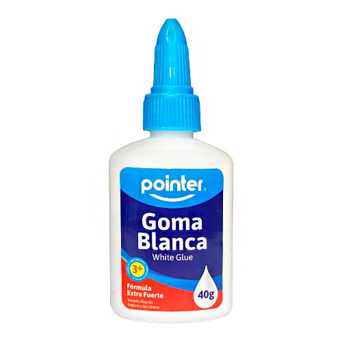 GOMA BLANCA ESCOLAR 40 GR POINTER