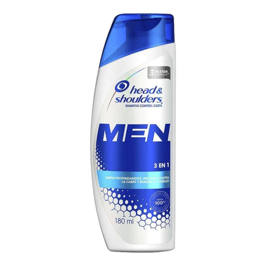 SHAMPOO 3 EN 1 MEN 180 ML HEAD & SHOULDERS