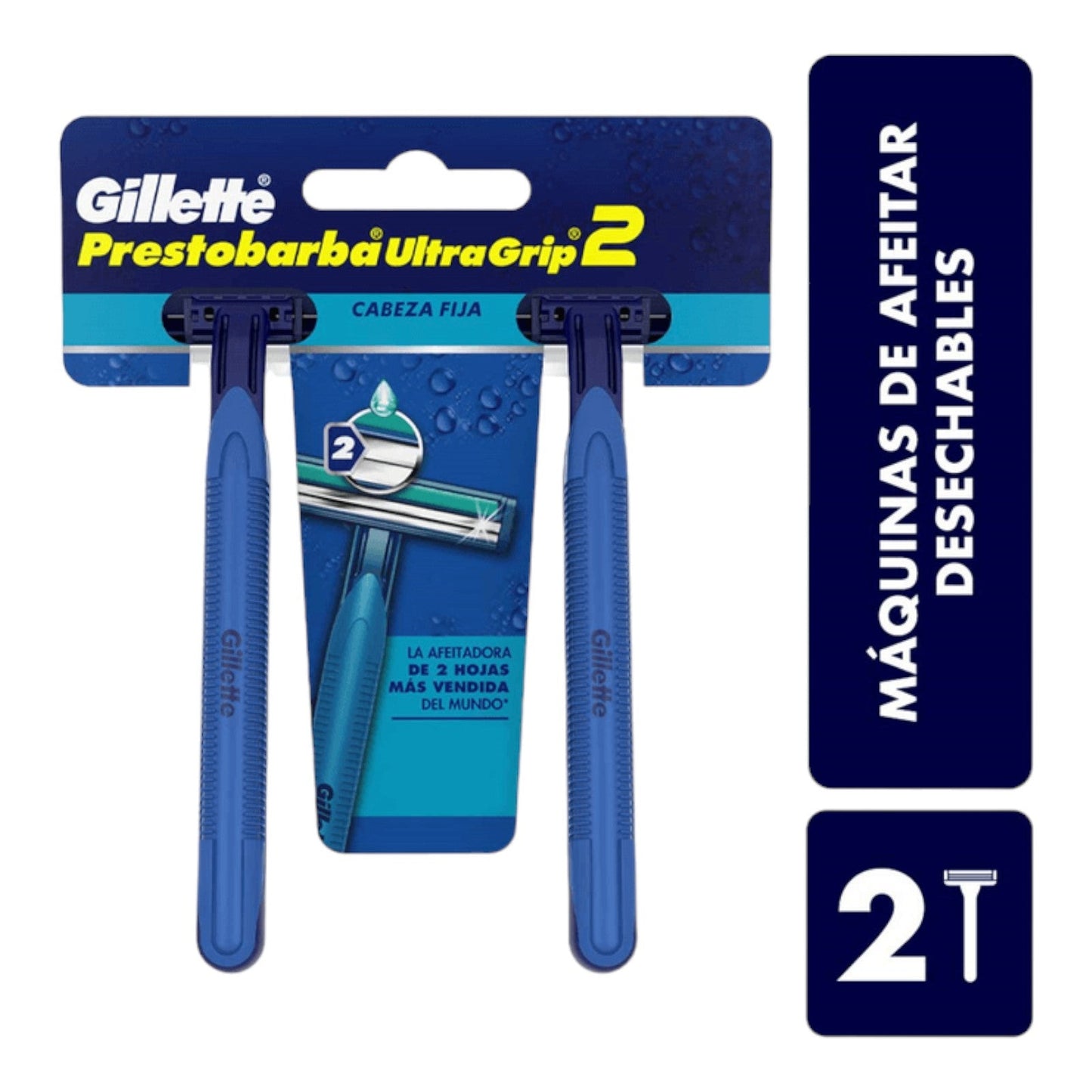 RASURADORA ULTRA GRIP FIJA 2 UN GILLETTE